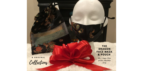 The Dragon Face Mask and Pouch